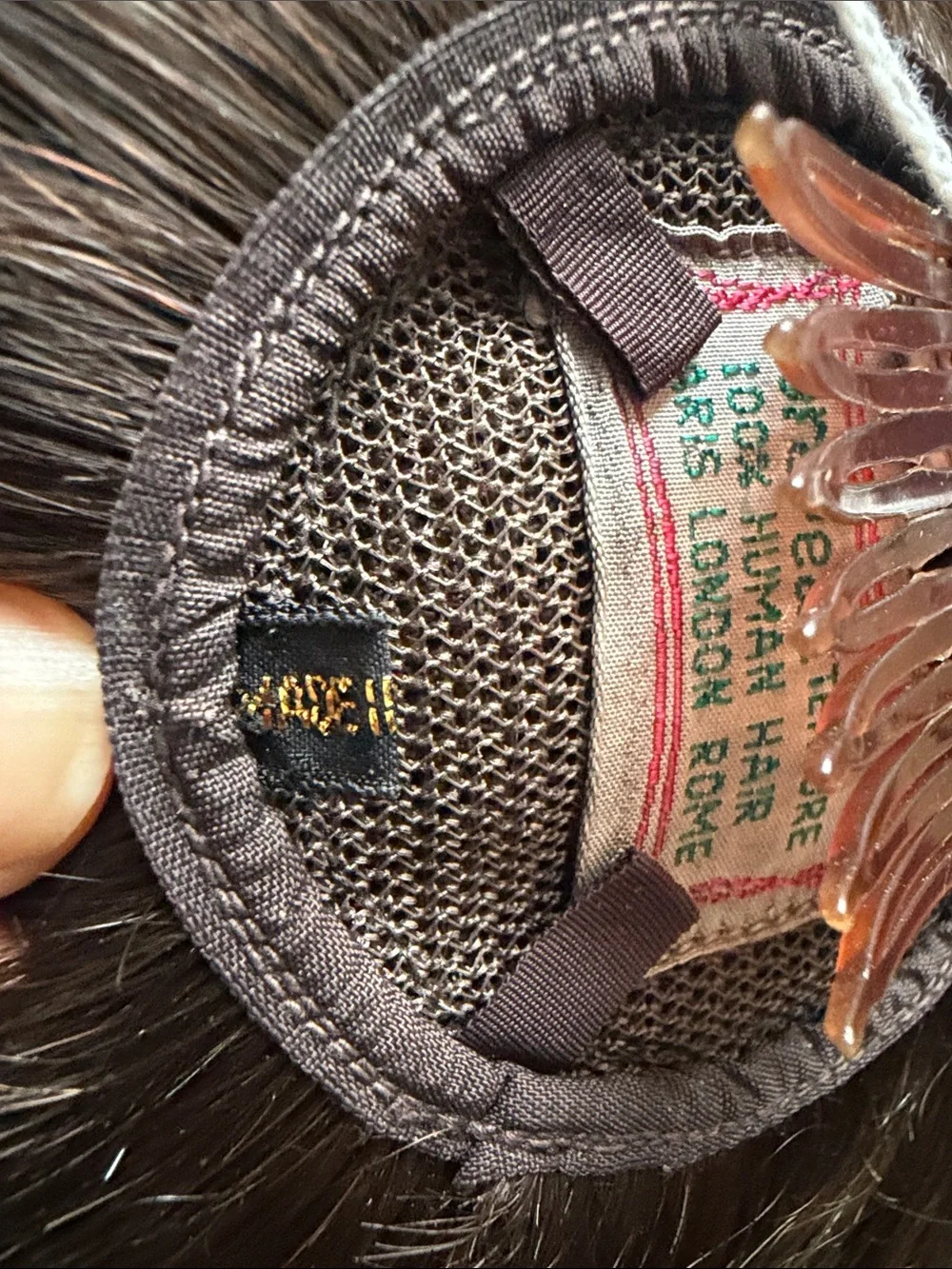 100 human hair Natural Brown Blend Layered Topper